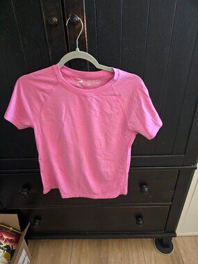 Avia Hot Pink Short Sleeve Athletic Tee Size Medium